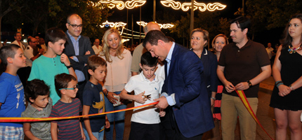 Emiliano García-Page inaugura la feria de Toledo. (Foto: Ayuntamiento de Toledo.)