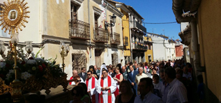El subdelegado del Gobierno en Guadalajara visita Sacedón con motivo de sus fiestas patronales