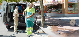 Hidrolimpiadora. (Foto: Ayuntamiento de Azuqueca de Henares.)