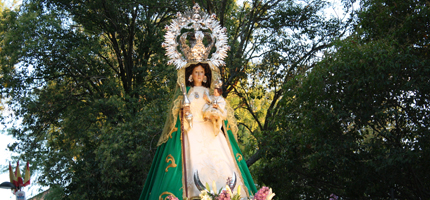 La Virgen de La Antigua, gran protagonista el día de su festividad