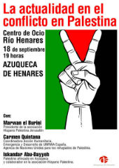 El Centro de Ocio de Azuqueca acoge un encuentro sobre el conflicto en Palestina