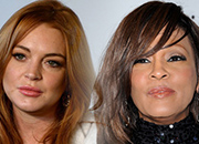 Lindsay Lohan trató con el cadáver de Whitney Houston