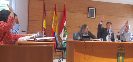 Imagen del último pleno celebrado en Cabanillas. (Foto: Ayuntamiento de Cabanillas del Campo)