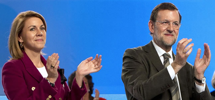 Cospedal y Rajoy. (Foto: cadenaser.com)