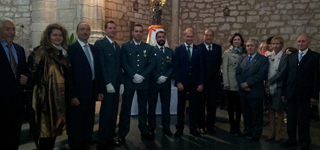 Pareja reconoce la labor de la Guardia Civil en el Día de la Hispanidad