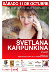 Este sábado, concierto de la pianista rusa Svetlana Karpunkina en el auditorio de El Pósito