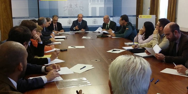 El subdelegado del Gobierno preside la Junta Provincial de Vialidad Invernal 2014-2015