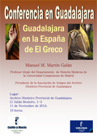 El Archivo Provincial de Guadalajara acoge dos conferencias sobre El Greco