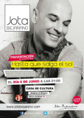 El cantante Jota Bejarano presenta su primer disco el viernes en la Casa de la Cultura de Azuqueca