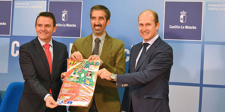 Juan carlos Martín presenta programa Navidad+Activa en Guadalajara. (Foto: Gobierno regional)