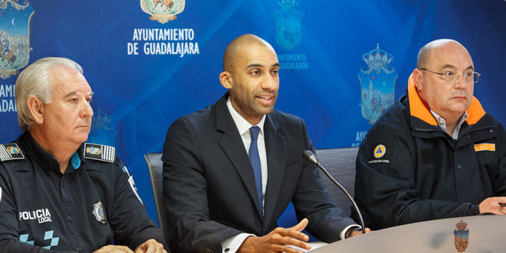 Presentación del Plan Especial de Seguridad y Movilidad para la Navidad de Guadalajara. (Foto: Ayuntamiento de Guadalajara)