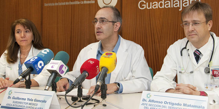 Mª Jesús Cancelo, Alfonso Ortigado y Guillermo Yela. (Foto: J. Ramos)