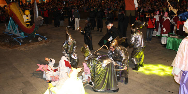 Adiós al Carnaval 2015 desde la Plaza Mayor