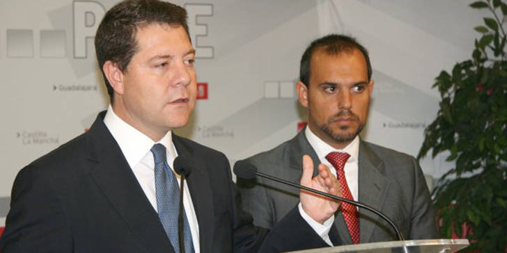 Emiliano García-Page y Pablo Bellido.