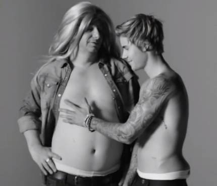 Justin Bieber, ¿con un hombre para Calvin Klein?