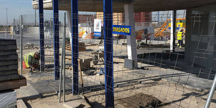 Imagen de las obras que se están llevando a cabo en el Centro Joven. (Foto: PP)