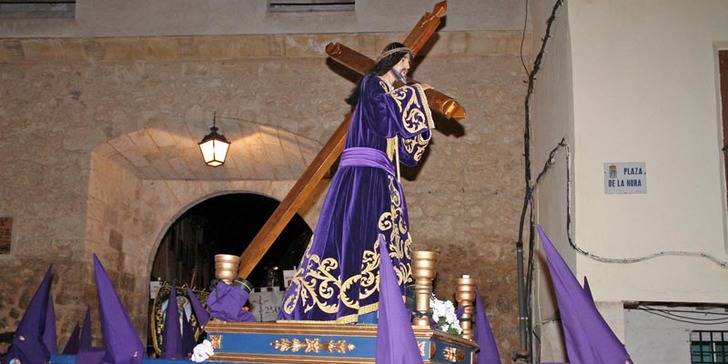 La pastranera Procesión del Calvario, cita ineludible de la Semana Santa alcarreña