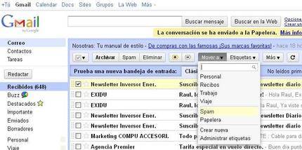 España y el envío de spam