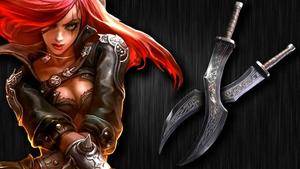 Forjan las armas de Katarina de League of Legends