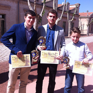 Los yunqueranos Sergio y Javier Montero y Diego Guilhot, premiados en la XV Gala de la Federación de Judo y Deportes Asociados de C-LM