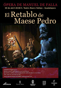 El Teatro Buero Vallejo acoge este jueves la afamada obra “El Retablo de Maese Pedro”