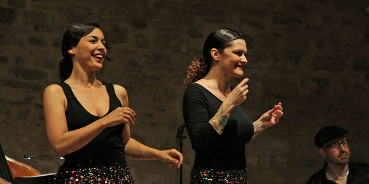 El dúo vocal Jazz Sisters llena El Pósito con su swing de los 50