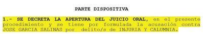 El candidato del PSOE a la Alcaldía de Cabanillas se sentará en el banquillo de los acusados