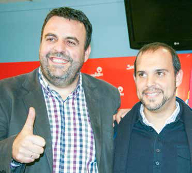 El candidato socialista José Luis Blanco, también imputado por presunta estafa