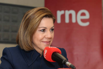 María Dolores Cospedal en una entrevista realizada en RNE.