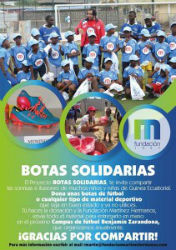 El Dépor colabora con Botas Solidarias