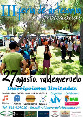 La Agrupación Independiente Valdeaveruelo organizará este sabado la III Feria de Artesanía No Profesional 