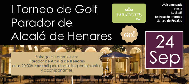 I Torneo de Golf Parador de Alcalá de Henares, deporte y bienestar en un marco incomparable