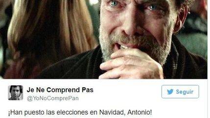 Los tuiteros siguen imaginando la Navidad electoral