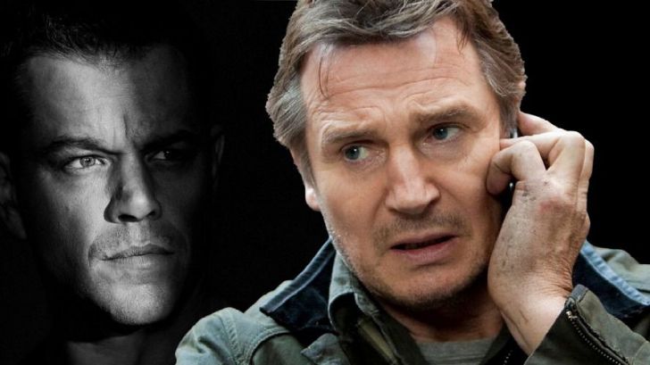 Matt Damon y Liam Neeson se meten a pilotos de moto