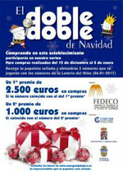 FEDECO regresa con la campaña "El doble, doble de Navidad" con 3.500 euros en compras