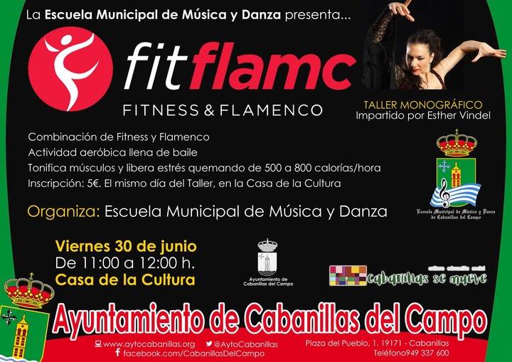 La Escuela Municipal de Música y Danza de Cabanillas organiza un taller de "FitFlamc”