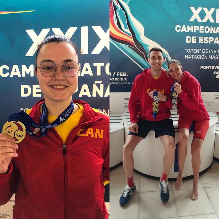 Brillante actuación del Club Arriacense de Natación en Pontevedra