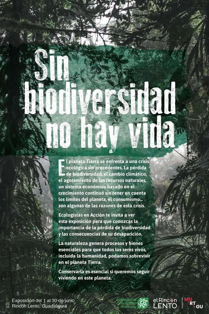 Exposición “Sin Biodiversidad No Hay Vida”, hasta el 30 de junio en el Rincón Lento 