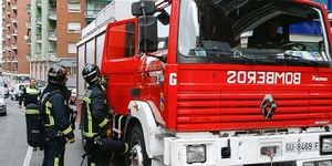 45 efectivos trabajan en la extinción de un incendio declarado en Tomellosa, pedanía de Brihuega