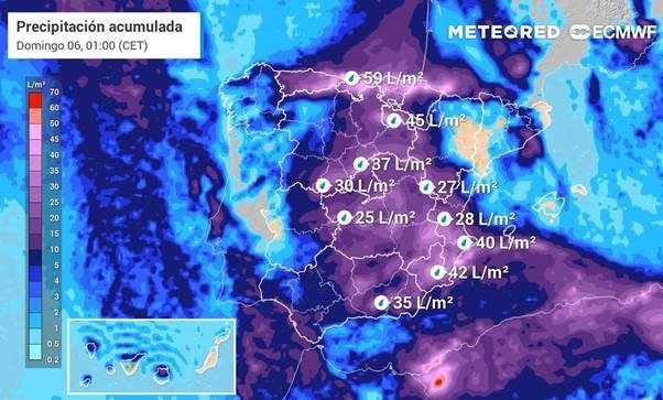 Tras esta borrasca llegarán otras, con más lluvias y nieve