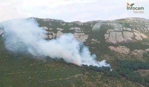 Controlado el incendio de Cantalojas