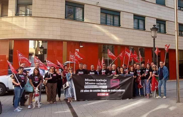 "El caso singular de técnicos y cámaras externalizados en CMM tiene que acabarse, hace falta voluntad política"