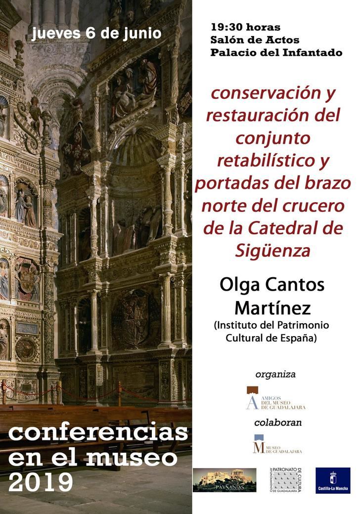Una conferencia tratará la restauración de los retablos y portadas del brazo norte de la Catedral de Sigüenza