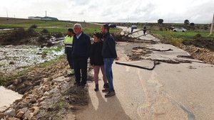 Siete carreteras cortadas y una docena con incidencias por la DANA en Guadalajara