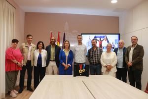 Recepci&#243;n institucional del Ayuntamiento de Guadalajara al triatleta Dani Molina, oro paral&#237;mpico y por s&#233;ptima vez campe&#243;n de Europa