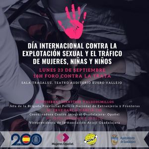 El Ayuntamiento de Guadalajara conmemora el D&#237;a Internacional contra la Explotaci&#243;n Sexual y el Tr&#225;fico de Mujeres, Ni&#241;as y Ni&#241;os