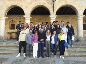 Estudiantes suizos aprenden español en Sigüenza