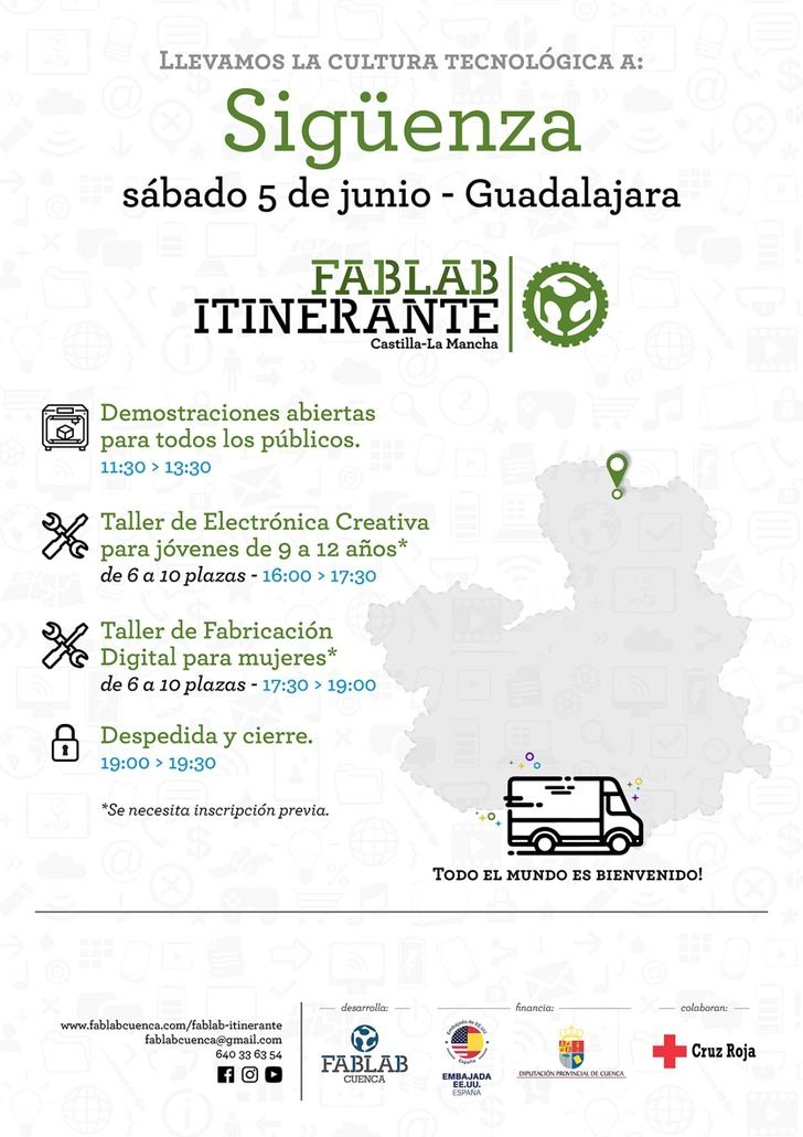 El FabLab Itinerante, este sábado, en Sigüenza