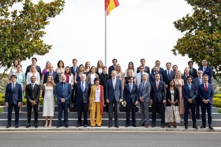 Su Majestad el Rey Felipe VI recibe en audiencia a una representación de South Summit Madrid 2024