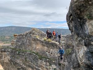 La V&#237;a Ferrata Boca del Infierno de Saced&#243;n, gratis si consumes tres euros o m&#225;s en el municipio